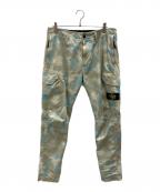 STONE ISLANDストーンアイランド）の古着「CAMO DEVORE CARGO PANT」｜マルチカラー