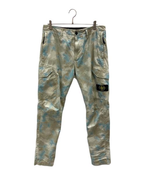 STONE ISLAND（ストーンアイランド）STONE ISLAND (ストーンアイランド) CAMO DEVORE CARGO PANT マルチカラー サイズ:81cmの古着・服飾アイテム