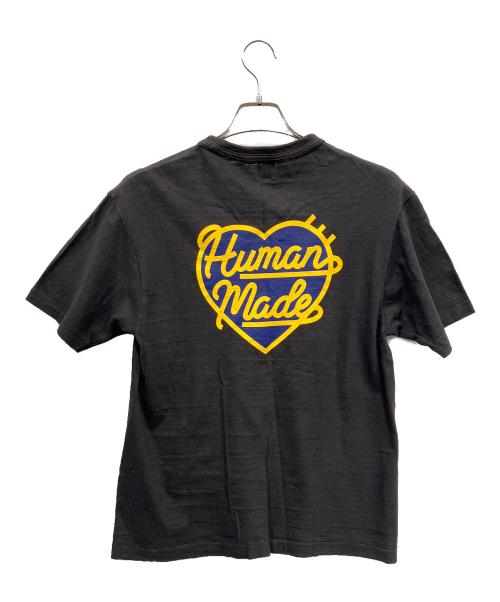 HUMAN MADE（ヒューマンメイド）HUMAN MADE (ヒューマンメイド) 半袖カットソー 	Heart Badge T-Shirt チャコールグレー サイズ:Mの古着・服飾アイテム