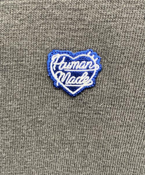 HUMAN MADE（ヒューマンメイド）HUMAN MADE (ヒューマンメイド) 半袖カットソー 	Heart Badge T-Shirt チャコールグレー サイズ:Mの古着・服飾アイテム