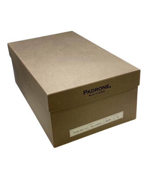 PADRONE（パドローネ）PADRONE (パドローネ) プレーントゥシューズ ブラック サイズ:41の古着・服飾アイテム