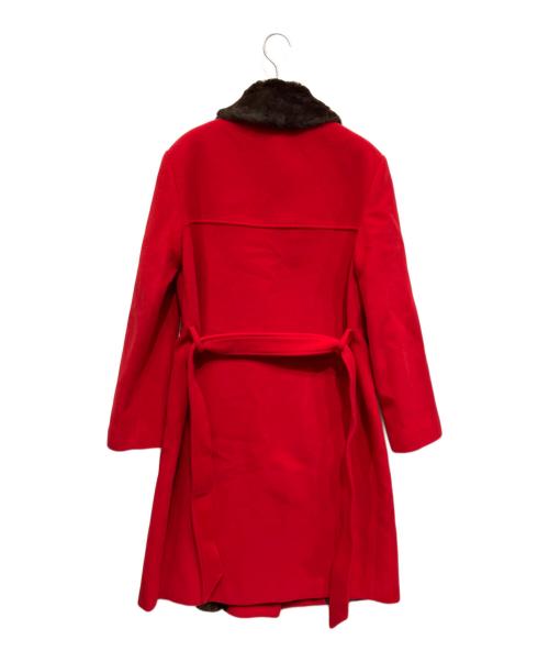 DOLCE & GABBANA（ドルチェ＆ガッバーナ）DOLCE & GABBANA (ドルチェ＆ガッバーナ) ウールコート レッド サイズ:26/40の古着・服飾アイテム