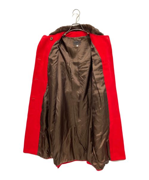 DOLCE & GABBANA（ドルチェ＆ガッバーナ）DOLCE & GABBANA (ドルチェ＆ガッバーナ) ウールコート レッド サイズ:26/40の古着・服飾アイテム