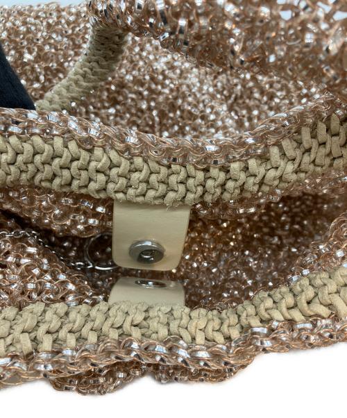ANTEPRIMA（アンテプリマ）ANTEPRIMA (アンテプリマ) ワイヤーバッグ ベージュ×シルバーの古着・服飾アイテム