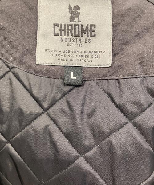 CHROME（クローム）CHROME (クローム) 中綿ジャケット ブラック サイズ:Lの古着・服飾アイテム