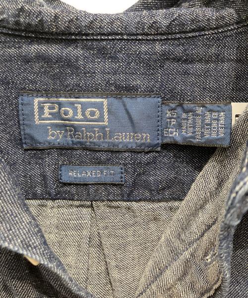 POLO RALPH LAUREN（ポロ・ラルフローレン）POLO RALPH LAUREN (ポロ・ラルフローレン) 長袖シャツ インディゴ サイズ:XSの古着・服飾アイテム