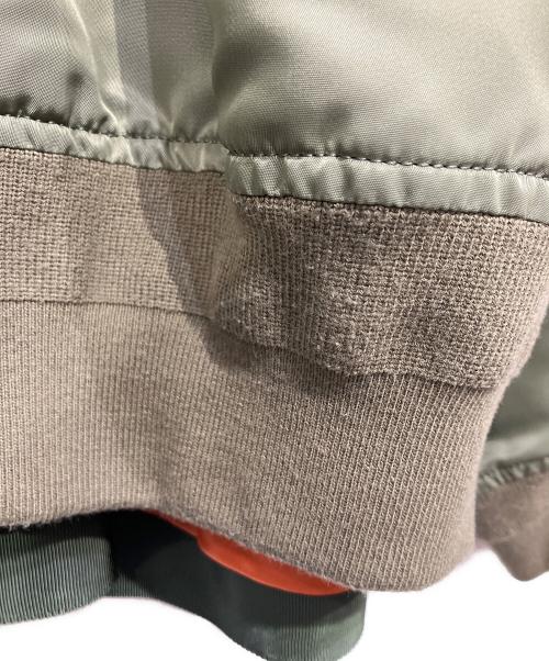 sacai（サカイ）sacai (サカイ) MA-1ジャケット グリーン×オレンジ サイズ:SIZE 1の古着・服飾アイテム