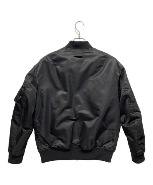 UNIQLO U（ユニクロ ユー）UNIQLO U (ユニクロ ユー) ハイブリッドダウンオーバーサイズMA－1 ブラック サイズ:Mの古着・服飾アイテム