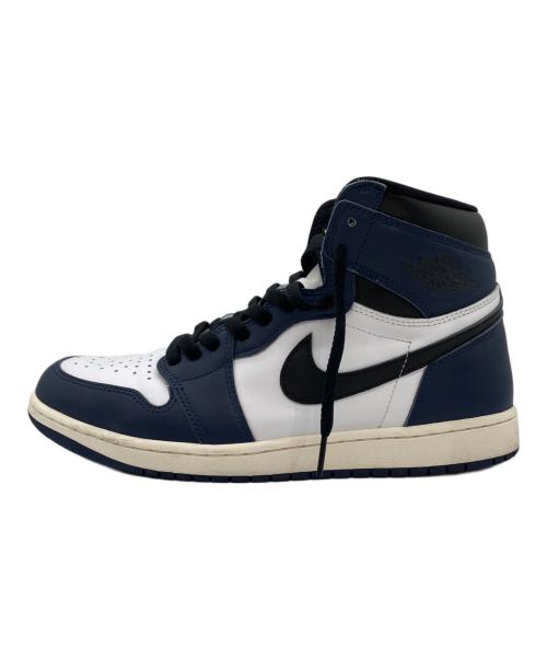 NIKE（ナイキ）NIKE (ナイキ) Retro High OG ネイビー×ホワイト サイズ:29cmの古着・服飾アイテム