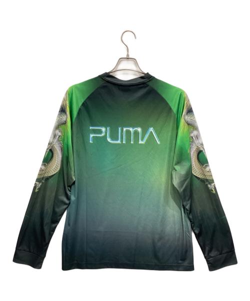 PUMA（プーマ）PUMA (プーマ) SORAYAMA (ソラヤマ) トレーニングウェア グリーン サイズ:XLの古着・服飾アイテム