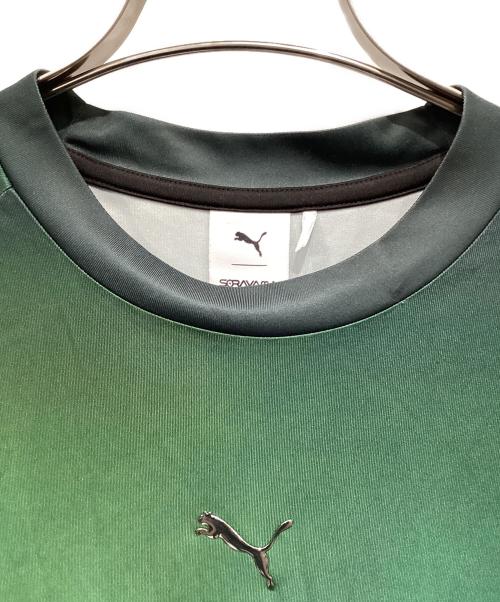 PUMA（プーマ）PUMA (プーマ) SORAYAMA (ソラヤマ) トレーニングウェア グリーン サイズ:XLの古着・服飾アイテム
