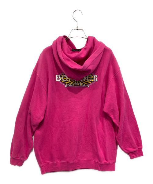 BALENCIAGA（バレンシアガ）BALENCIAGA (バレンシアガ) プルオーバーパーカー ピンク サイズ:XSの古着・服飾アイテム