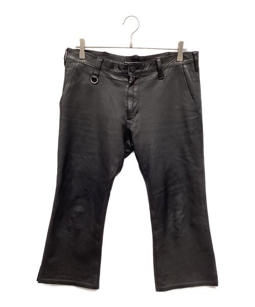 BACK BONE THE CLASSIC（バックボーンザクラシック）BACK BONE THE CLASSIC (バックボーンザクラシック) レザーパンツ ブラック サイズ:Mの古着・服飾アイテム