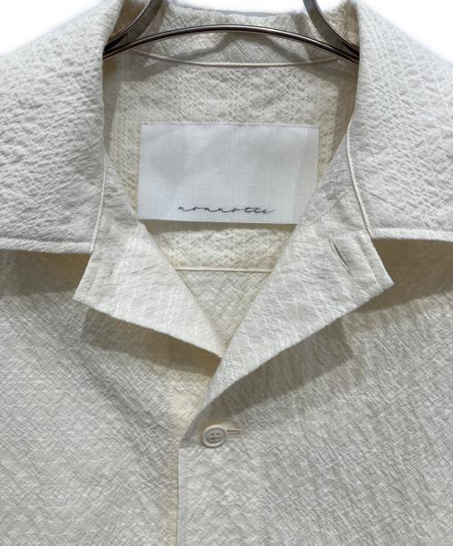 nonnotte（ノノット）nonnotte (ノノット) 半袖シャツ アイボリー サイズ:SIZE 3の古着・服飾アイテム