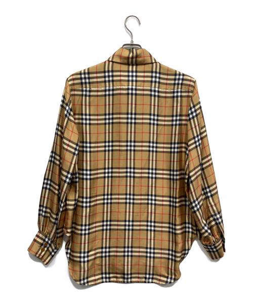 BURBERRY（バーバリー）BURBERRY (バーバリー) Vivienne Westwood (ヴィヴィアンウエストウッド) 長袖シャツ ブラウン サイズ:Mの古着・服飾アイテム