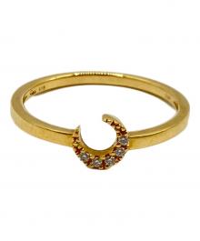 STAR JEWELRY（スタージュエリー）の古着「DIAMOND MOON PINKIE RING」