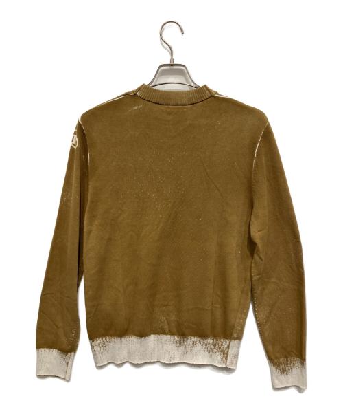 DIESEL（ディーゼル）DIESEL (ディーゼル) 薄手ニット ブラウン サイズ:Sの古着・服飾アイテム