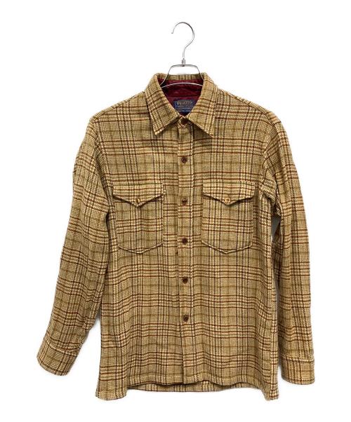 PENDLETON（ペンドルトン）PENDLETON (ペンドルトン) 長袖シャツ ベージュ サイズ:Mの古着・服飾アイテム
