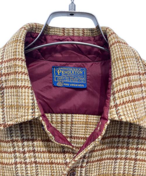 PENDLETON（ペンドルトン）PENDLETON (ペンドルトン) 長袖シャツ ベージュ サイズ:Mの古着・服飾アイテム