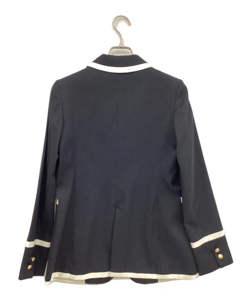 BLUE LABEL CRESTBRIDGE（ブルーレーベルクレストブリッジ）BLUE LABEL CRESTBRIDGE (ブルーレーベルクレストブリッジ) テーラードジャケット ネイビー サイズ:38の古着・服飾アイテム