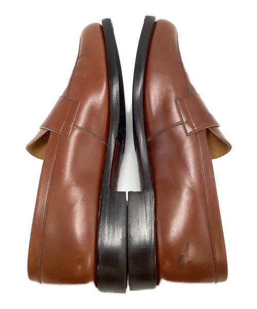SCOTCH GRAIN（スコッチグレイン）SCOTCH GRAIN (スコッチグレイン) レザーローファー ブラウン サイズ:27㎝の古着・服飾アイテム