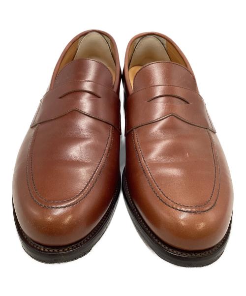 SCOTCH GRAIN（スコッチグレイン）SCOTCH GRAIN (スコッチグレイン) レザーローファー ブラウン サイズ:27㎝の古着・服飾アイテム