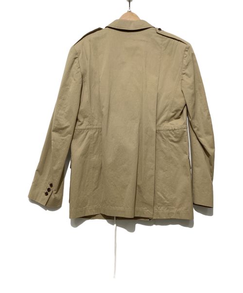 SOSHIOTSUKI（ソウシ オオツキ）SOSHIOTSUKI (ソウシ オオツキ) ミリタリー調ジャケット ブラウン サイズ:46の古着・服飾アイテム