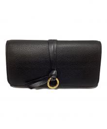 Chloe（クロエ）の古着「クロエ/B55WF8/ロングウォレット」｜ブラック×ゴールド