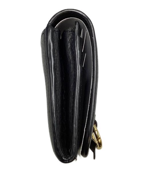 Chloe（クロエ）Chloe (クロエ) クロエ/B55WF8/ロングウォレット ブラック×ゴールドの古着・服飾アイテム