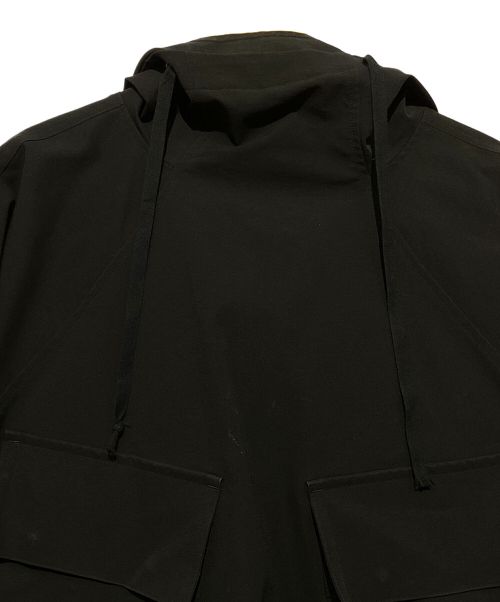 THE VIRIDI-ANNE（ヴィリジアン）THE VIRIDI-ANNE (ヴィリジアン) 撥水加工プルオーバーアノラック ブラック サイズ:3の古着・服飾アイテム