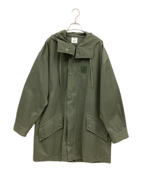 J.VEYRIER（ジ ヴェイリエ パリ）J.VEYRIER (ジ ヴェイリエ パリ) ミリタリー調パーカー グリーン サイズ:96Cの古着・服飾アイテム