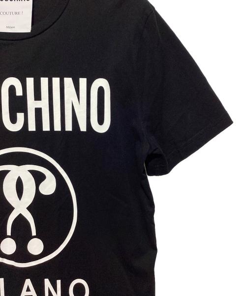 MOSCHINO（モスキーノ）MOSCHINO (モスキーノ) ロゴプリントＴシャツ ブラック×ホワイト サイズ:表記無しの古着・服飾アイテム