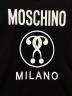 中古・古着 MOSCHINO (モスキーノ) ロゴプリントＴシャツ ブラック×ホワイト サイズ:表記無し：5000円