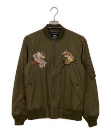 ALPHA（アルファ）の古着「フライトジャケット」｜カーキ