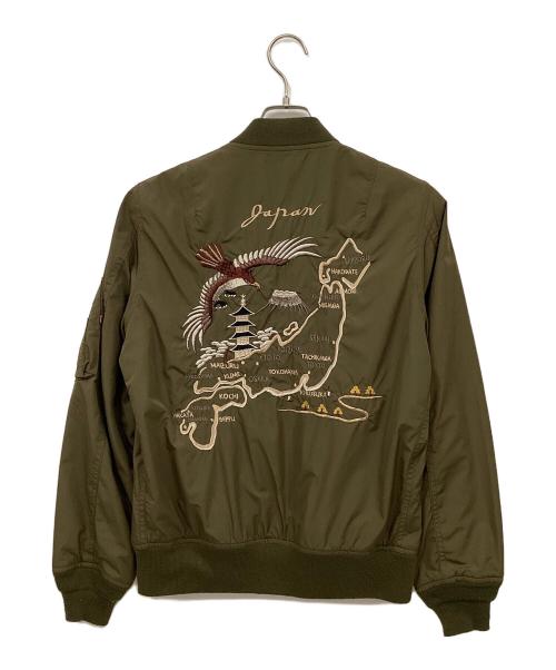 ALPHA（アルファ）ALPHA (アルファ) フライトジャケット カーキ サイズ:Mの古着・服飾アイテム