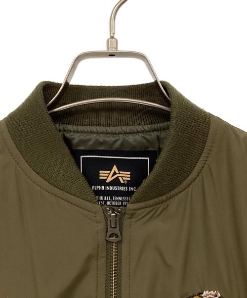 ALPHA（アルファ）ALPHA (アルファ) フライトジャケット カーキ サイズ:Mの古着・服飾アイテム