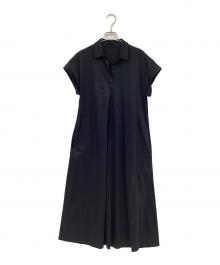 MACKINTOSH PHILOSOPHY（マッキントッシュ フィロソフィー）の古着「スキッパージャージーワンピース」｜ブラック