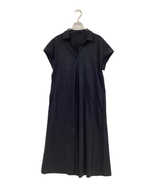 MACKINTOSH PHILOSOPHY（マッキントッシュ フィロソフィー）MACKINTOSH PHILOSOPHY (マッキントッシュ フィロソフィー) スキッパージャージーワンピース ブラック サイズ:38の古着・服飾アイテム