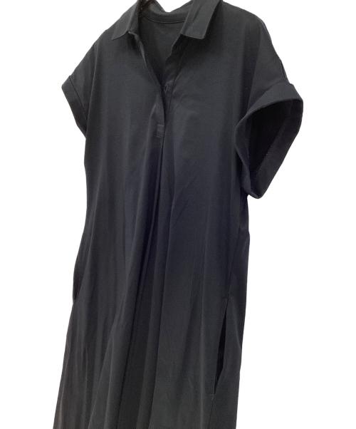 MACKINTOSH PHILOSOPHY（マッキントッシュ フィロソフィー）MACKINTOSH PHILOSOPHY (マッキントッシュ フィロソフィー) スキッパージャージーワンピース ブラック サイズ:38の古着・服飾アイテム