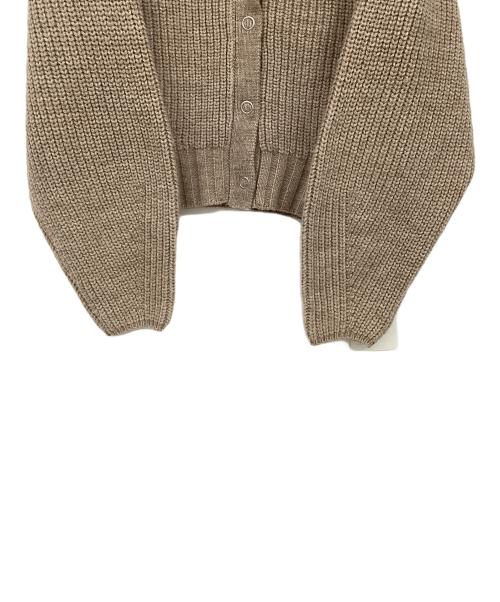 Ameri（アメリ）Ameri (アメリ) PUFF CARDIGAN ブラウン サイズ:FREE 未使用品の古着・服飾アイテム