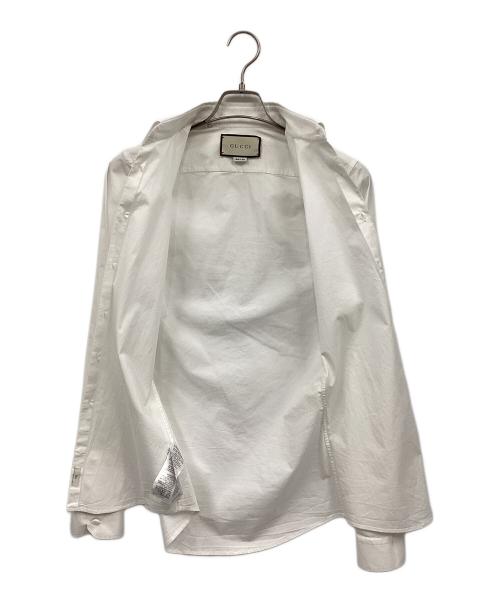 GUCCI（グッチ）GUCCI (グッチ) 長袖シャツ ホワイト サイズ:Sの古着・服飾アイテム