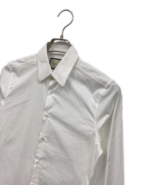 GUCCI（グッチ）GUCCI (グッチ) 長袖シャツ ホワイト サイズ:Sの古着・服飾アイテム