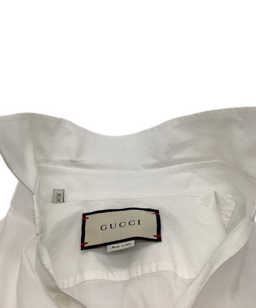 GUCCI（グッチ）GUCCI (グッチ) 長袖シャツ ホワイト サイズ:Sの古着・服飾アイテム