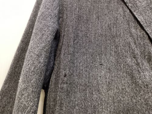 HEP（ヘップ）HEP (ヘップ) ブラックシャンブレーフレンチワークコート グレー サイズ:00の古着・服飾アイテム