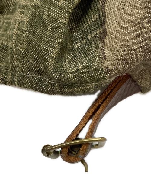 VISVIM（ビズビム）VISVIM (ビズビム) キャップ グリーン×ブラウン サイズ:FREEの古着・服飾アイテム