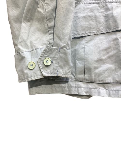 STALL（ストール）STALL (ストール) ミリタリー調シャツジャケット スカイブルー サイズ:Mの古着・服飾アイテム