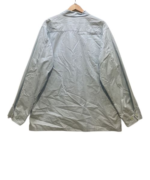STALL（ストール）STALL (ストール) ミリタリー調シャツジャケット スカイブルー サイズ:Mの古着・服飾アイテム