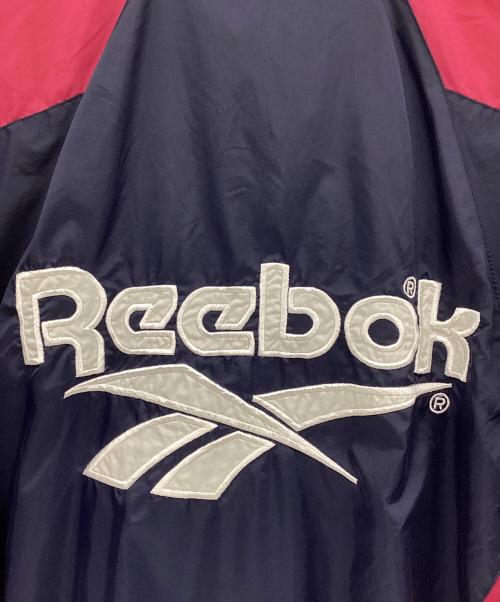 REEBOK（リーボック）REEBOK (リーボック) レトロナイロンジャケット ネイビー×レッド サイズ:Ⅿの古着・服飾アイテム