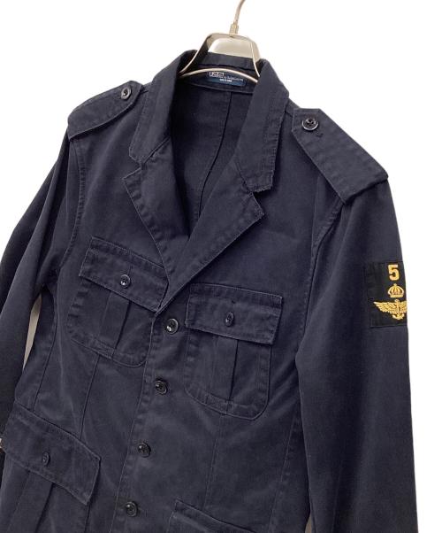 POLO RALPH LAUREN（ポロ・ラルフローレン）POLO RALPH LAUREN (ポロ・ラルフローレン) ミリタリージャケット ネイビー サイズ:Lの古着・服飾アイテム