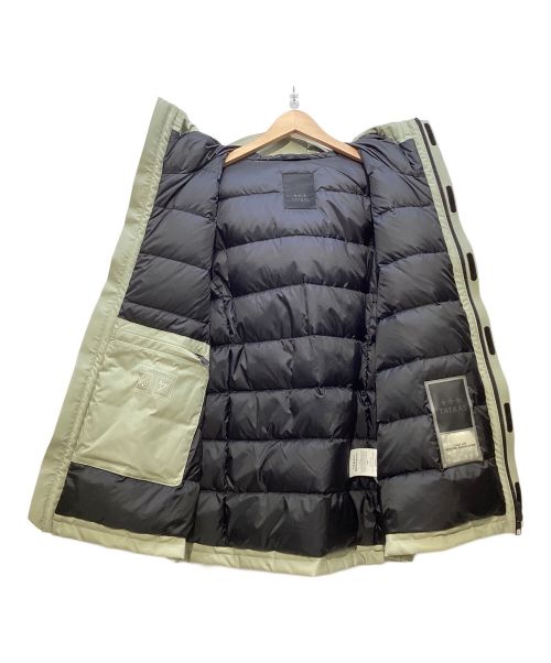 TATRAS（タトラス）TATRAS (タトラス) ポリエステルダウンフーディジャケット グレー×ブラック サイズ:01の古着・服飾アイテム